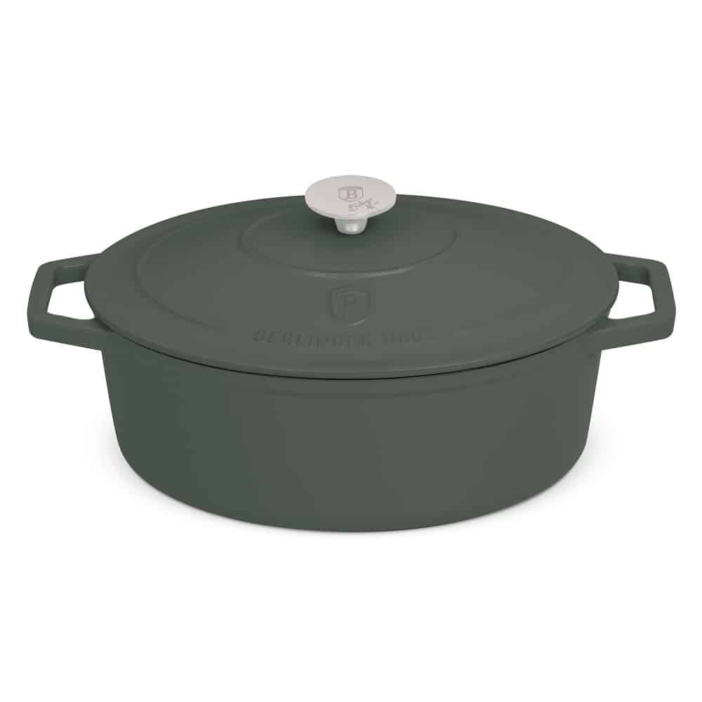 Oval roaster,cast iron Berlinger Haus BH6545 Matte Green