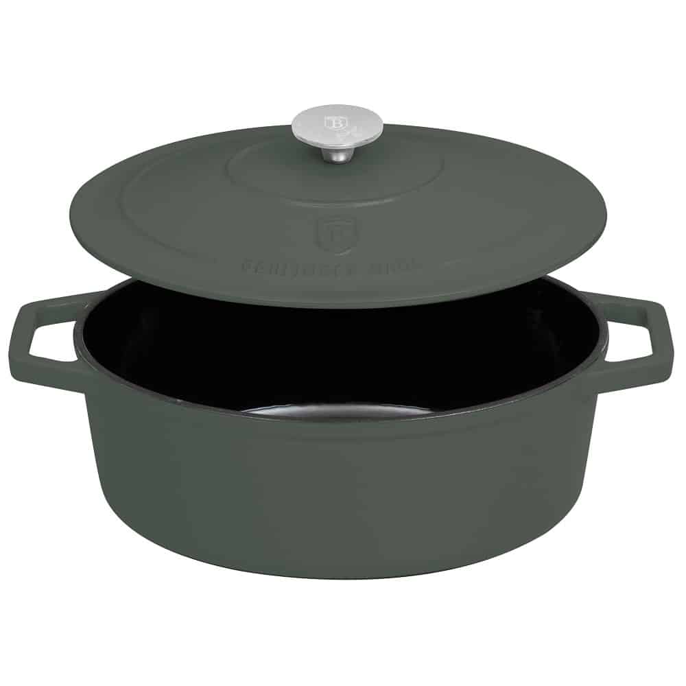Oval roaster,cast iron Berlinger Haus BH6545 Matte Green