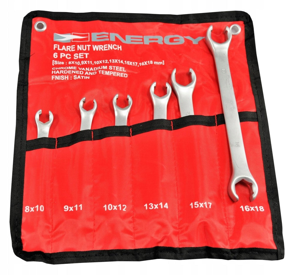 BRAKE LINE WRENCHES 6 PCS SET