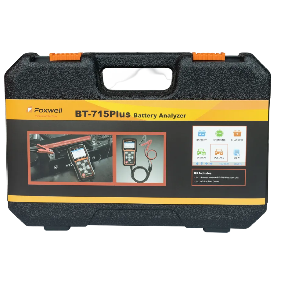 
BT715 PLUS Battery and charging and starting system analyzer with color display Foxwell