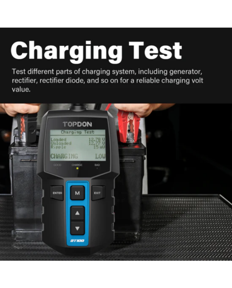 Battery tester "BT100"