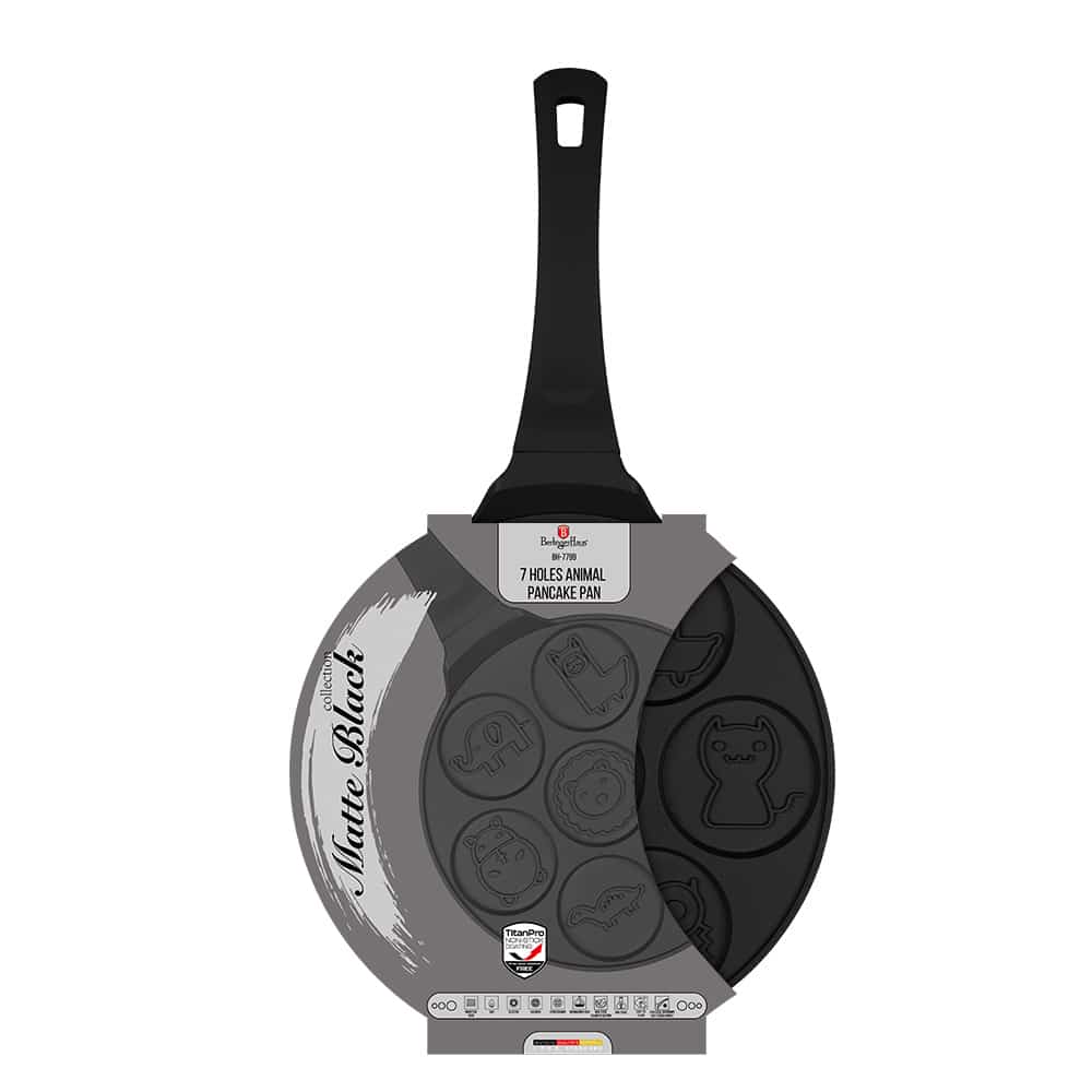 Berlinger Haus BH7799 pankūku panna ar 7 caurumiem dzīvnieku motīviem