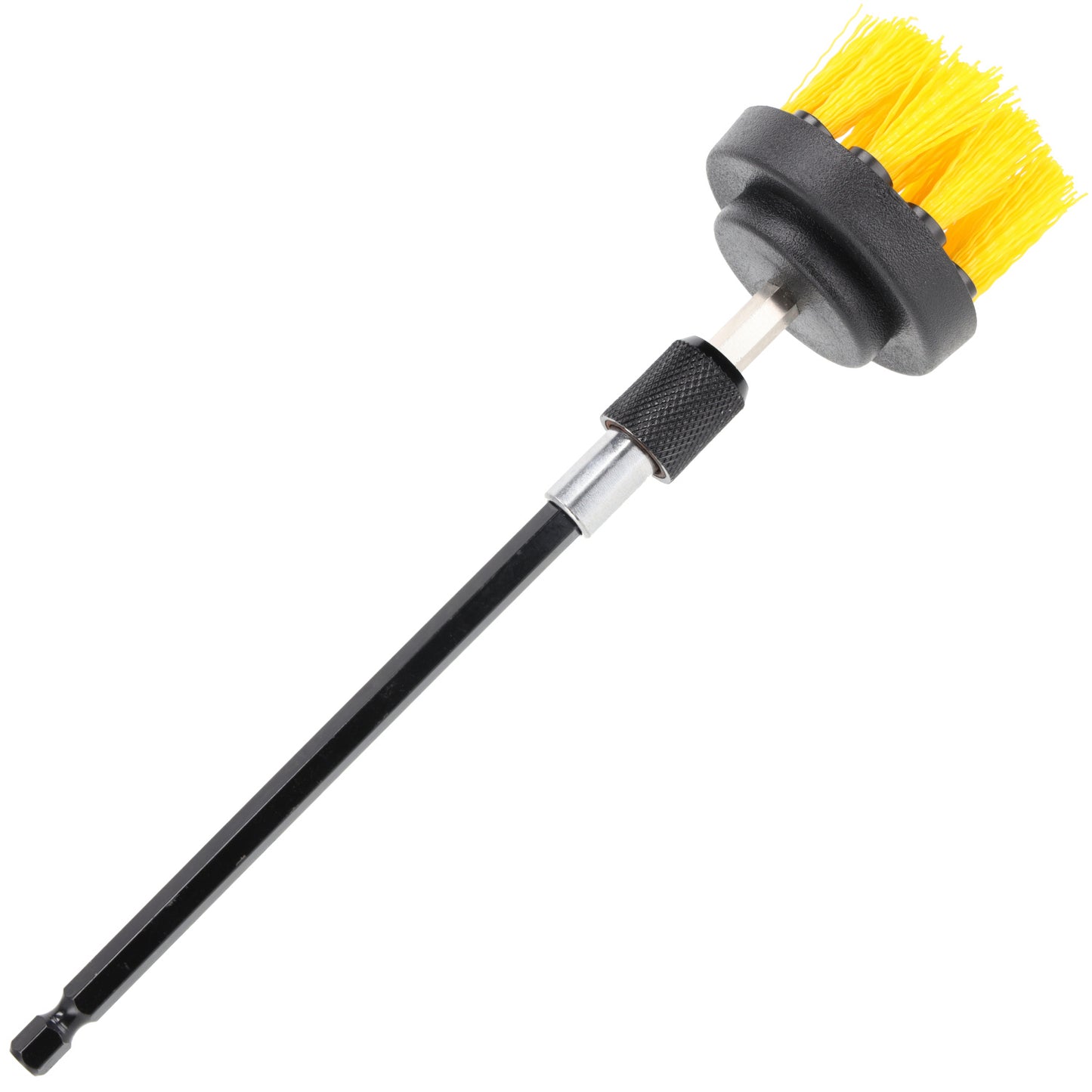 Drill cleaning brushes – 21-piece set is a complete cleaning accessory kit designed for use with drills and screwdrivers featuring a 1/4″ HEX chuck. The set allows effective removal of dirt from various surfaces, including hard-to-reach areas, while saving time and effort.