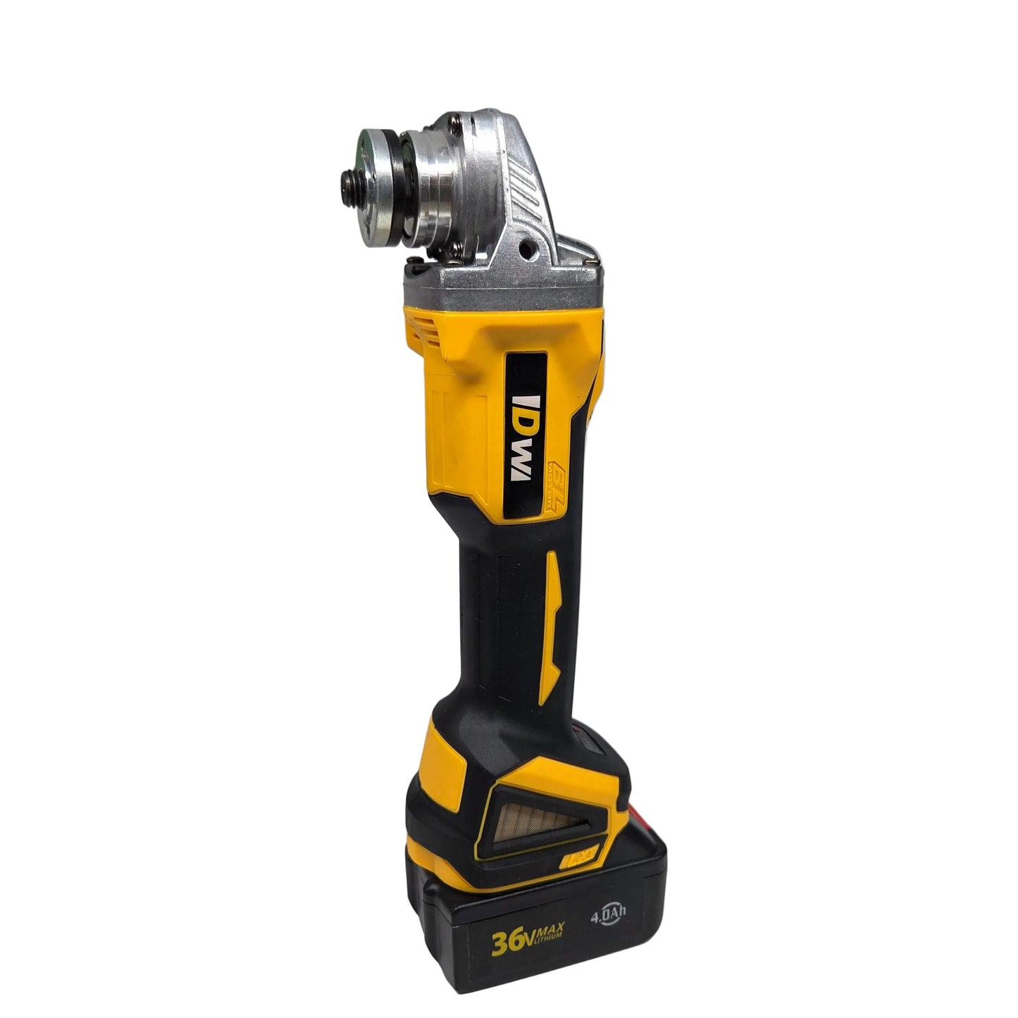 Cordless angle grinder + cordless wrench in a case