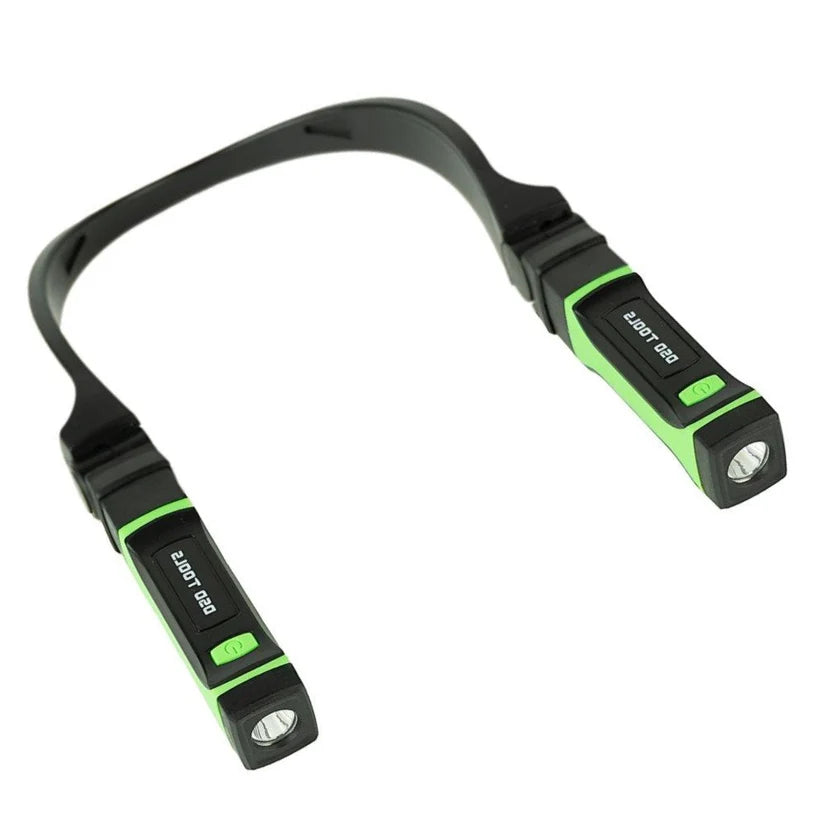 HANDS-FREE HEAD AND NECK ADJUSTABLE AND REMOVABLE DOUBLE LIGHT DS1099
