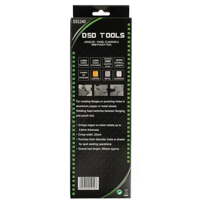 JOGGLER - SHEET METAL FLANGE / 5 MM HOLE PUNCH TOOL