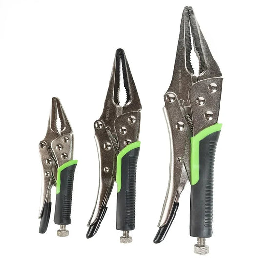 3-PIECE LONG NOSE PLIERS SET WITH SOFT GRIPS DS1269