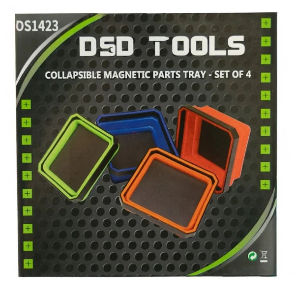 SALOKĀMAS MAGNETISKĀS Detaļu PAPLĀTES – 4 GAB. KOMPL. DS1423