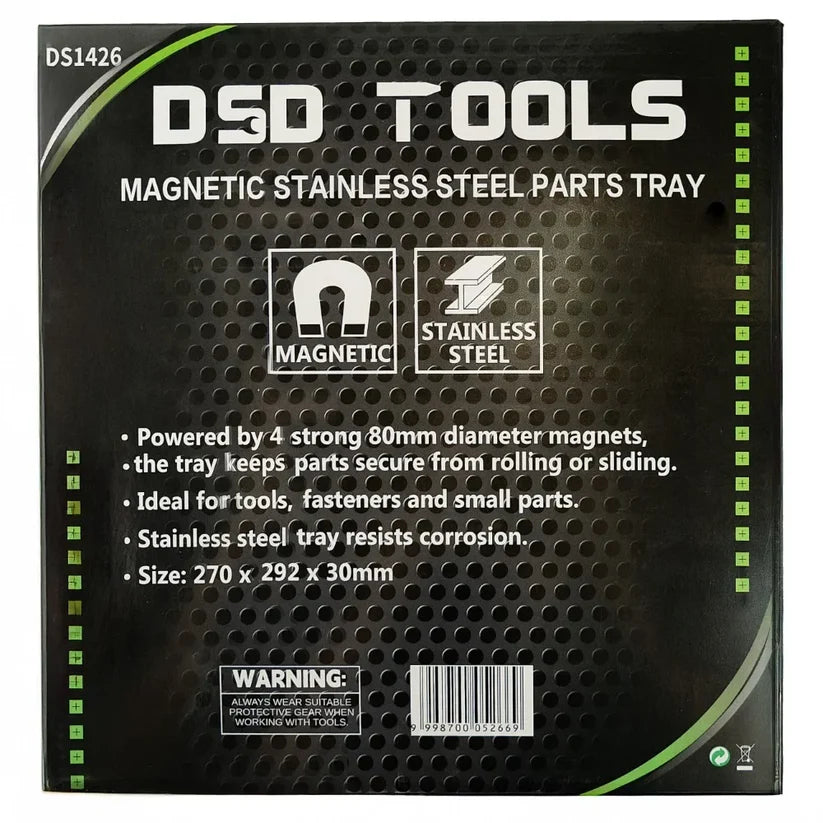 MAGNETIC STAINLESS STEEL PARTS TRAY DS1426