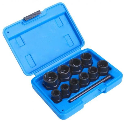 Damage-Bolt & Nut Extractor Set (11-Piece, S-TS11X)