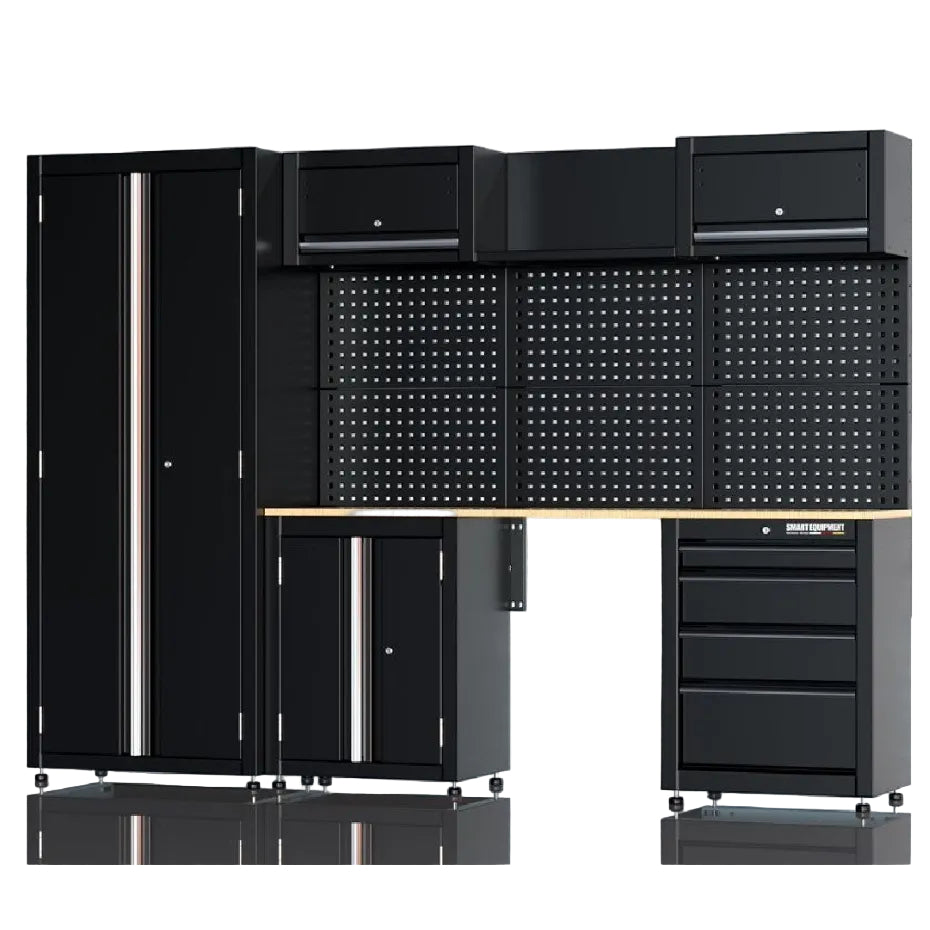 Darbnīcas darbagalds ar skapjiem un atvilktnēm 03-1188