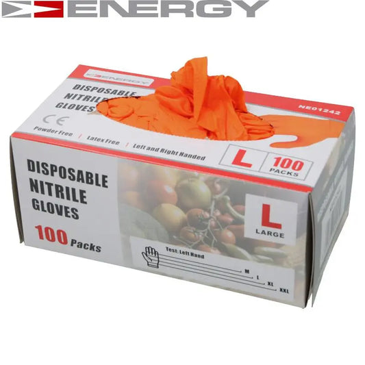 ENERGY nitrila cimdi, 100 gab., XL