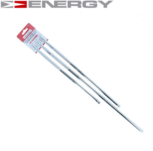 EXTENSION BARS 3/8" 3 PCS 375, 450, 600MM