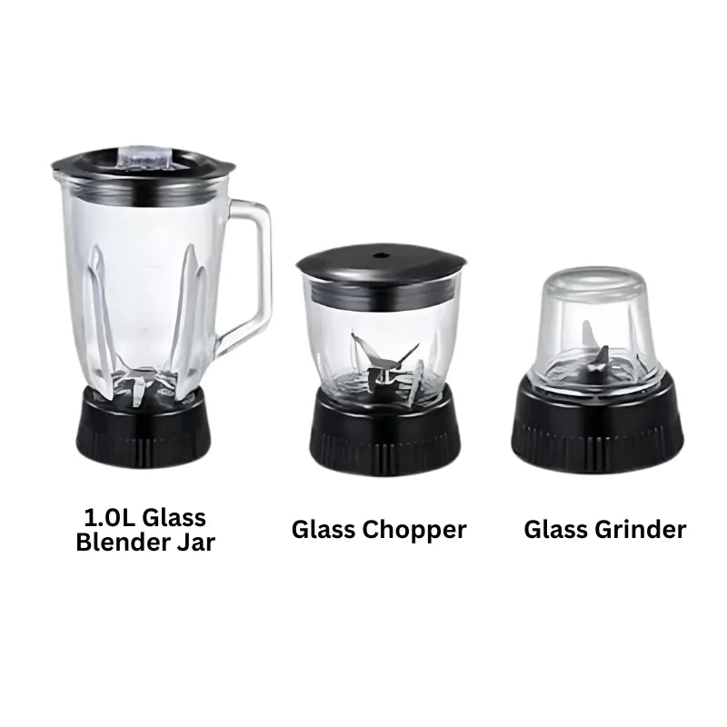 Eisenbach HW-1508: 4-in-1 sulu spiede, virtuves kombains, blenderis un dzirnaviņas - 1000 W