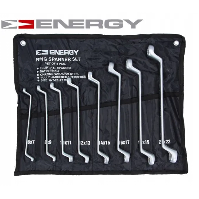 Набор кольцевых ключей Energy NE01001SK12.