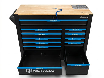 METALLO Tool Trolley (12 Drawers) with Complete Tool Set