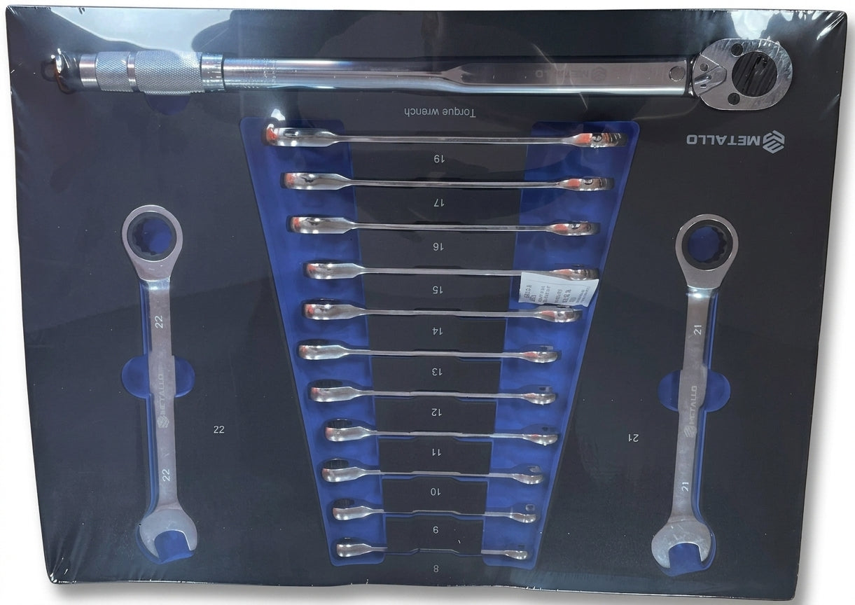 METALLO Professional 7-Drawer Mobile Tool Cart with Tool Set