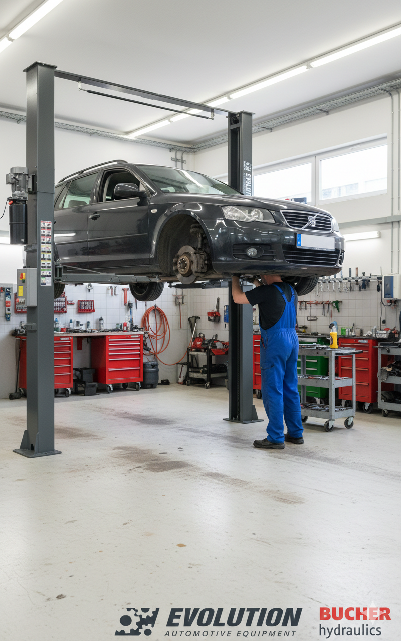 EVO-45DEH 2-post lift 4500kg EVOLUTION/230/400V