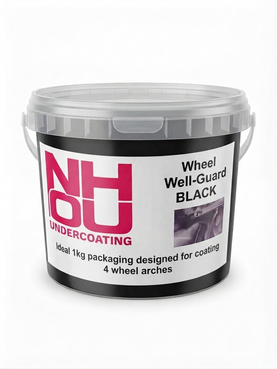 NHOU® Wheel-Well Guard Black HD — 1 кг сверхпрочного антикоррозийного покрытия