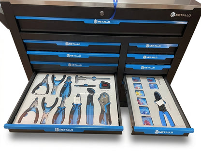 METALLO Tool Trolley (12 Drawers) with Complete Tool Set