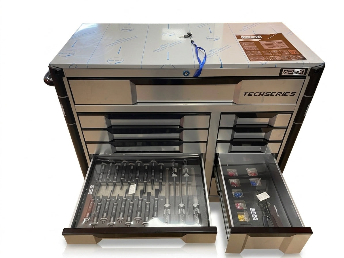 Tool Cabinet APEX TECHSERIES (12 Drawers / 10 Loaded with Tools)