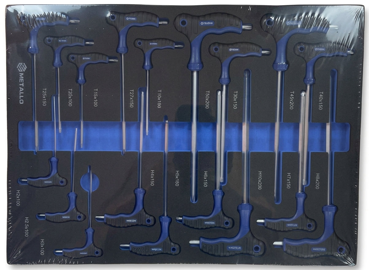 METALLO Professional 7-Drawer Mobile Tool Cart with Tool Set