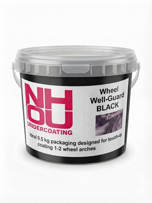 NHOU® Wheel-Well Guard Black HD — 0,5kg Heavy-Duty Rust Coating