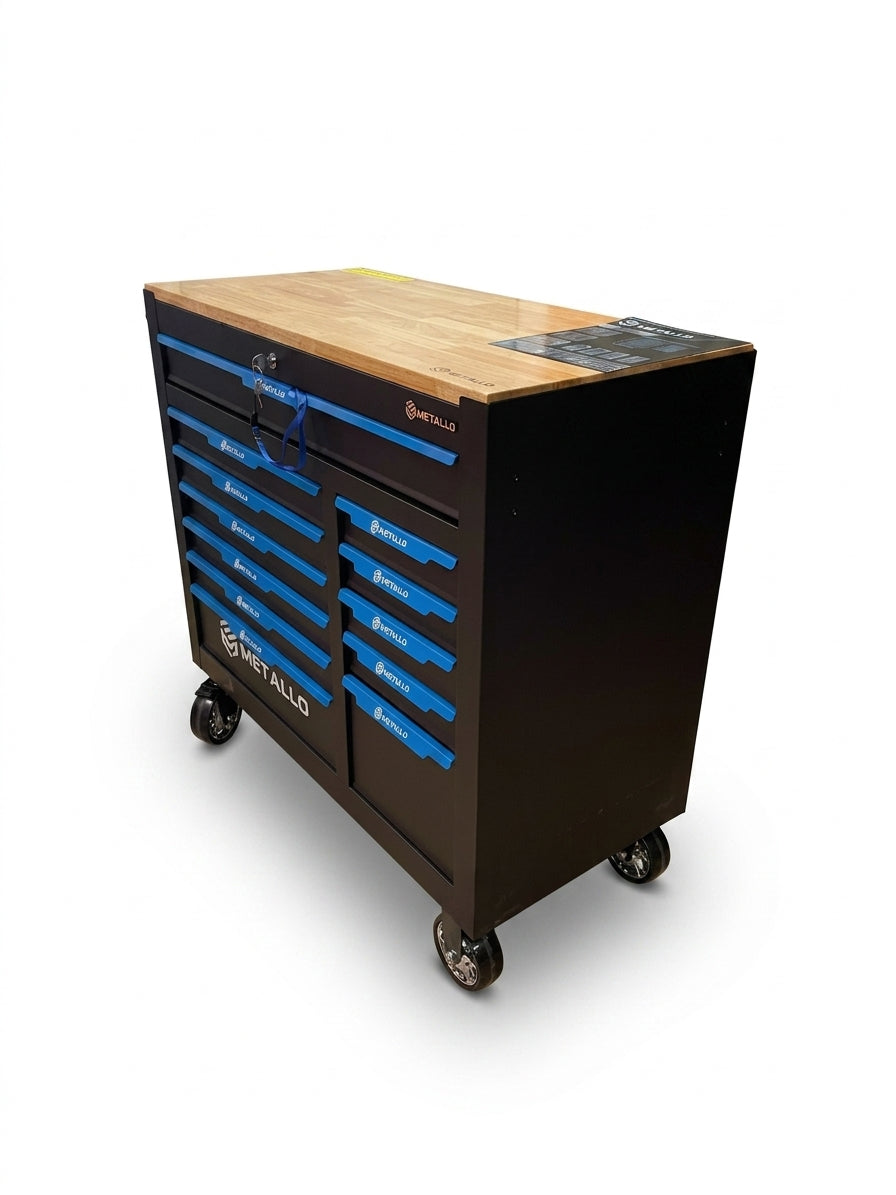 METALLO Tool Trolley (12 Drawers) with Complete Tool Set