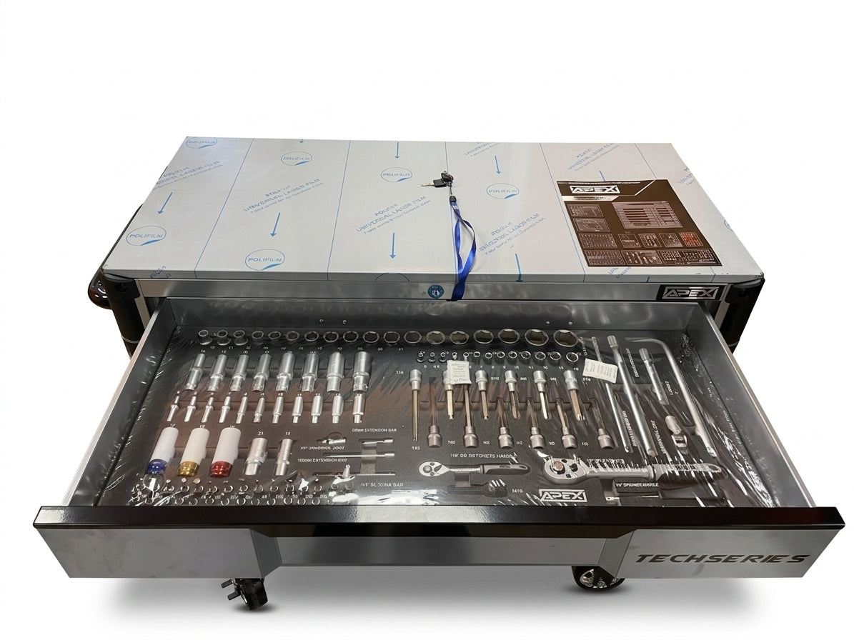 Tool Cabinet APEX TECHSERIES (12 Drawers / 10 Loaded with Tools)