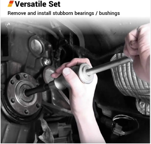 Bearing puller set with inertial reverse hammer 16pcs 03-1067