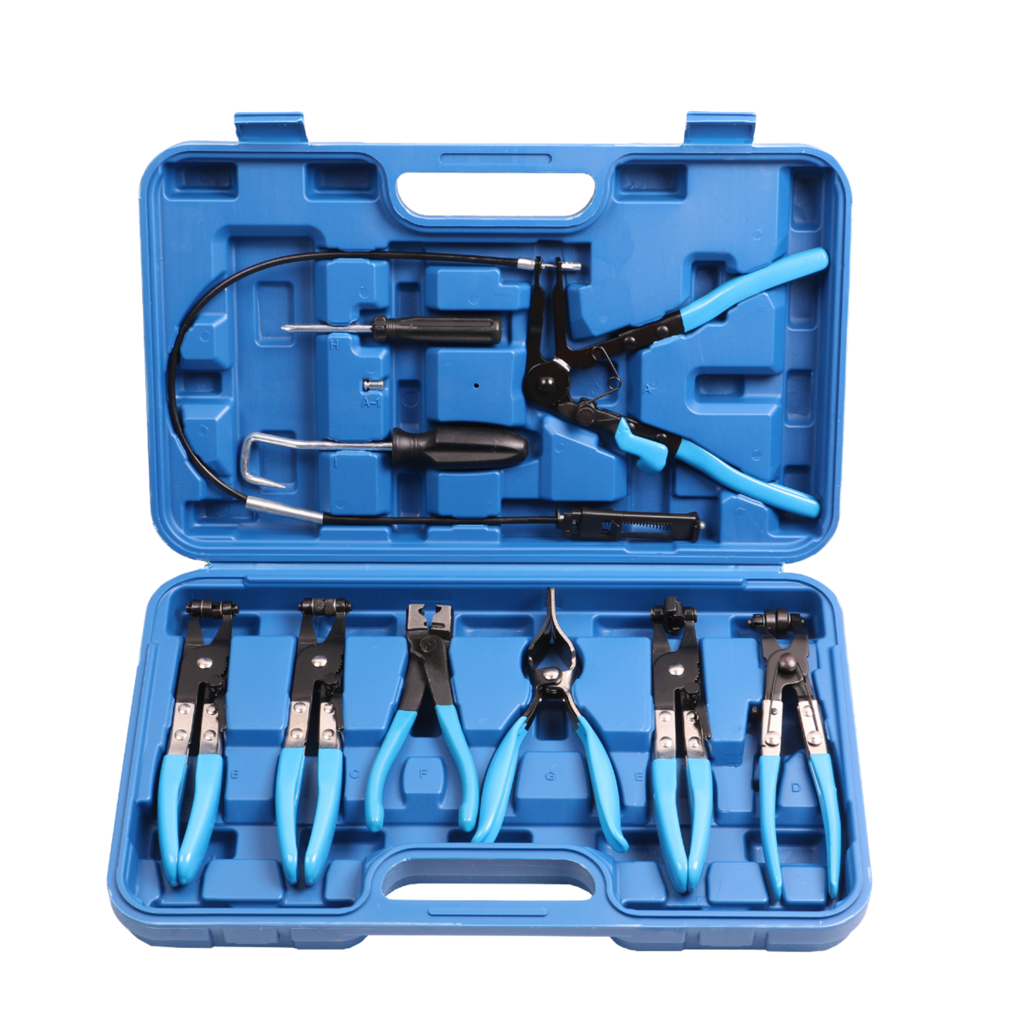 Set of hose clamp removers 9 pcs.