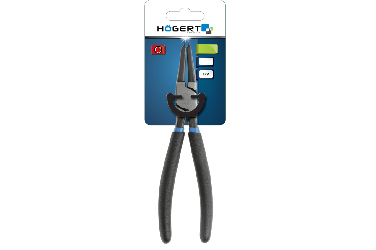 Internal straight circlip pliers, 150mm