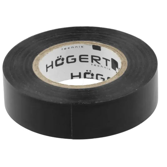 HOEGERT Insulating tape 0.13 x 19 mm x 20 m, black