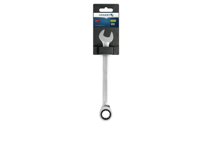 Combination ratchet wrench, CrV steel, 17 mm, 72T