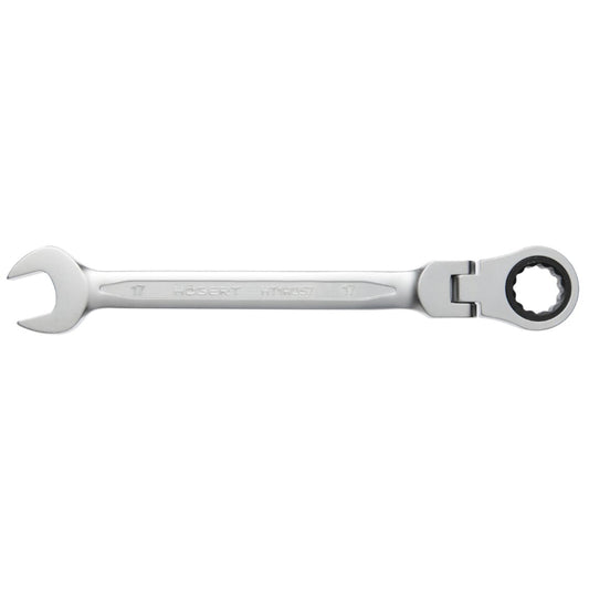 Combination flexible head ratchet wrench, CrV steel, 10 mm, 72T