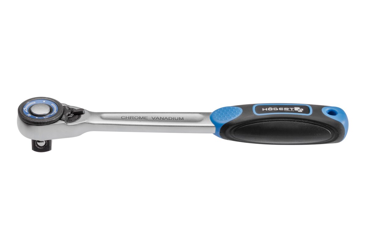 Taisns sprūdrata rokturis 1/4", 72T, CrMo tērauds