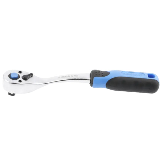 HOEGERT Angled ratchet with button 3/8", 72 teeth