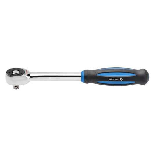 Swivel ratchet handle 1/2", 60 teeth, CrMo steel