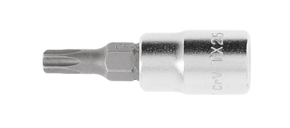 T25 Torx Bit Socket, 1/4" Drive, 37 mm