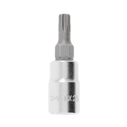 T25 Torx Bit Socket, 1/4" Drive, 37 mm