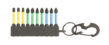Impact Screwdriver Bit Set, 10 Pieces, 50 mm