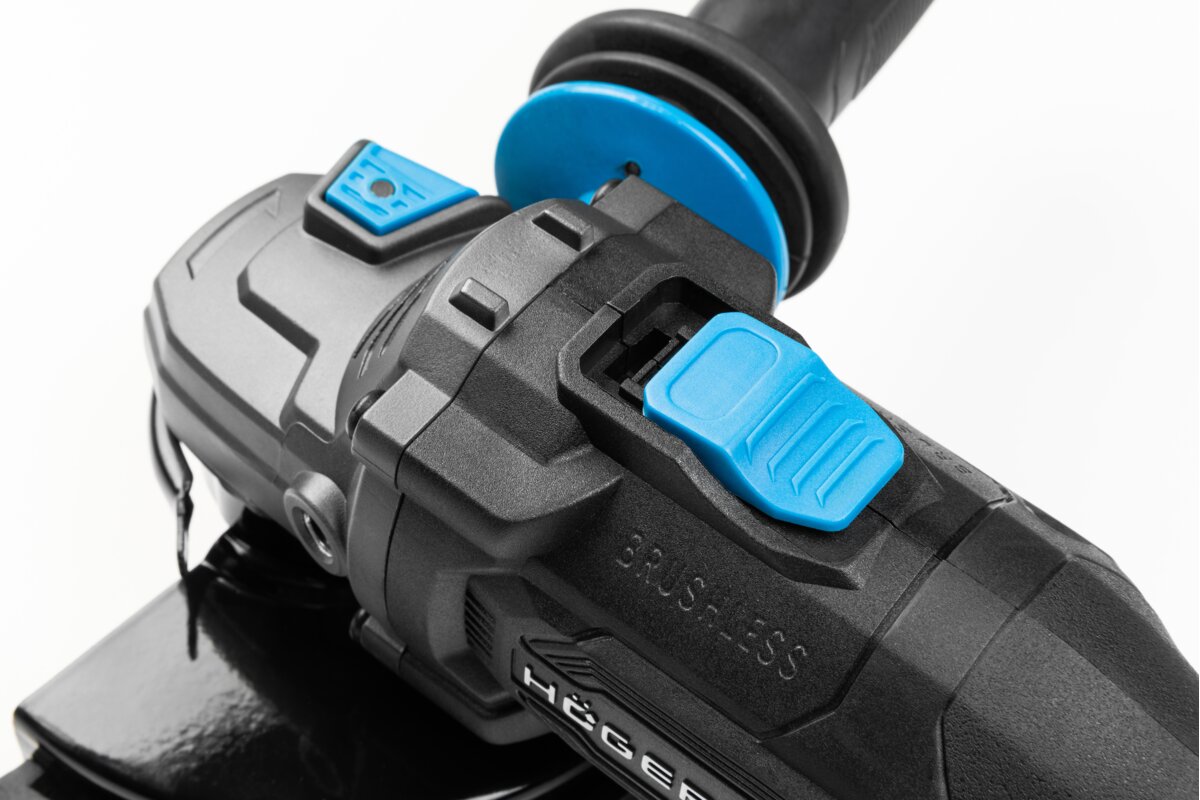 Bezsuku leņķa slīpmašīna ar regulējamu ātrumu 125 mm 18 V