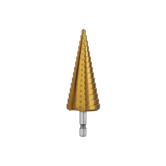 HSS Step Drill Bit, 4-20 mm
