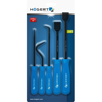 Набор HögerT HT8G394 из 5 предметов: скребки, крюки и кирки