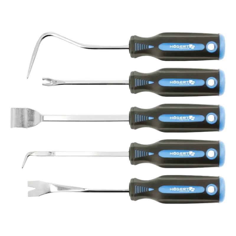 HOEGERT Set of hooks for metalworking, 5 pcs