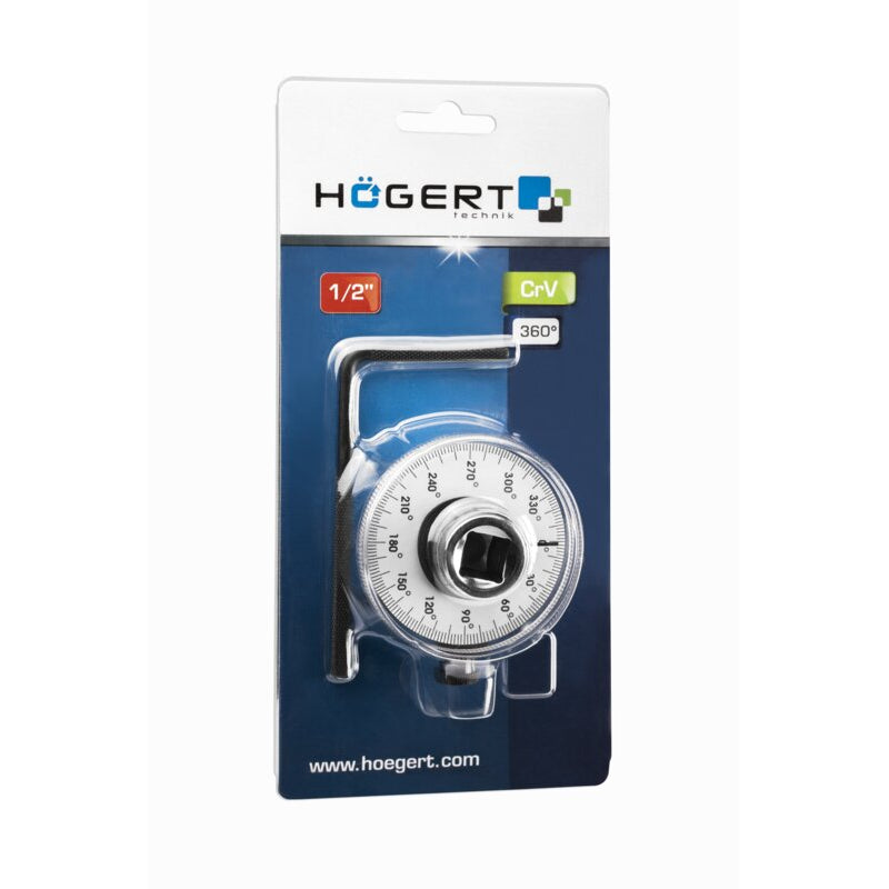 Torque Angle Gauge, 1/2" Drive, 360 Degrees