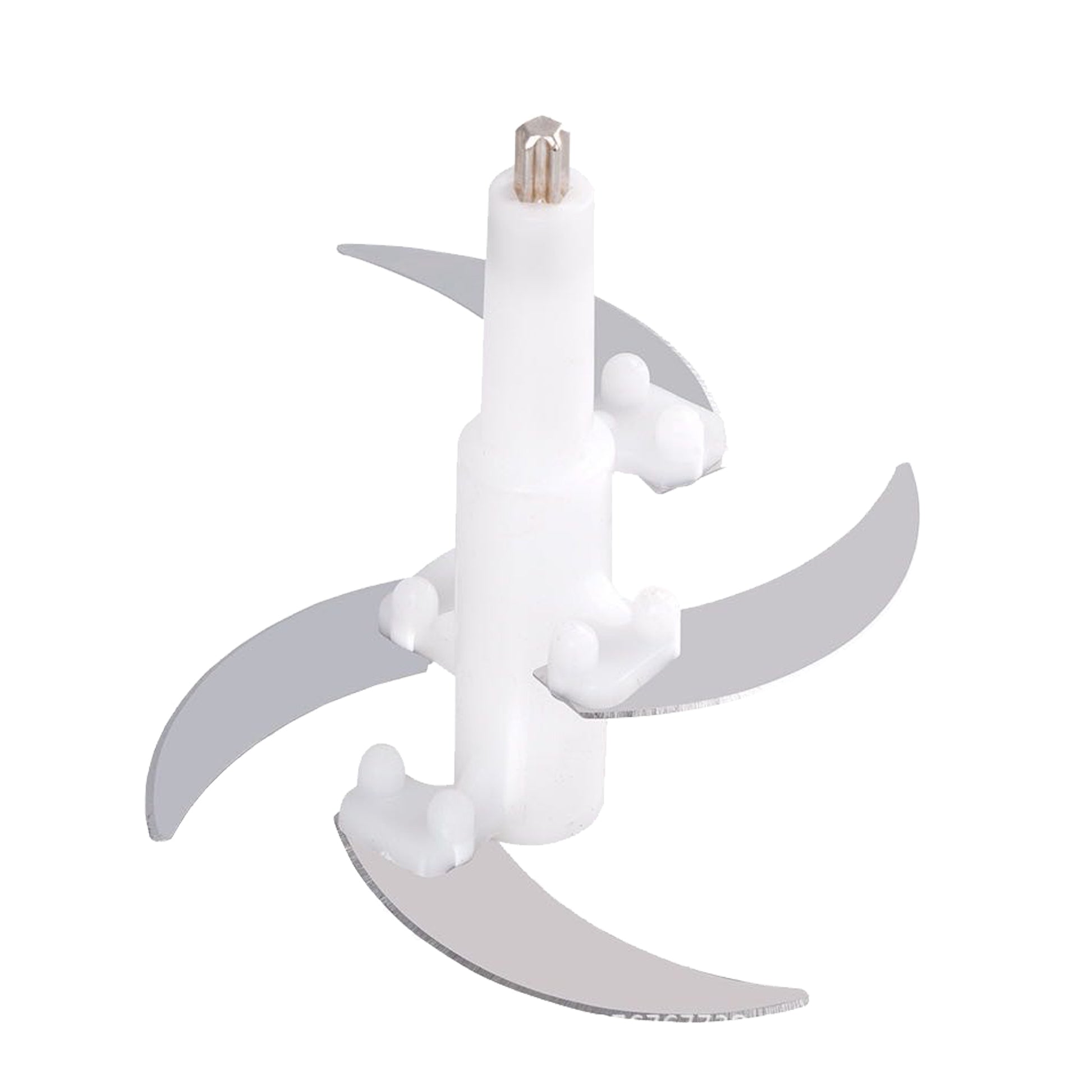 White propeller on a white background