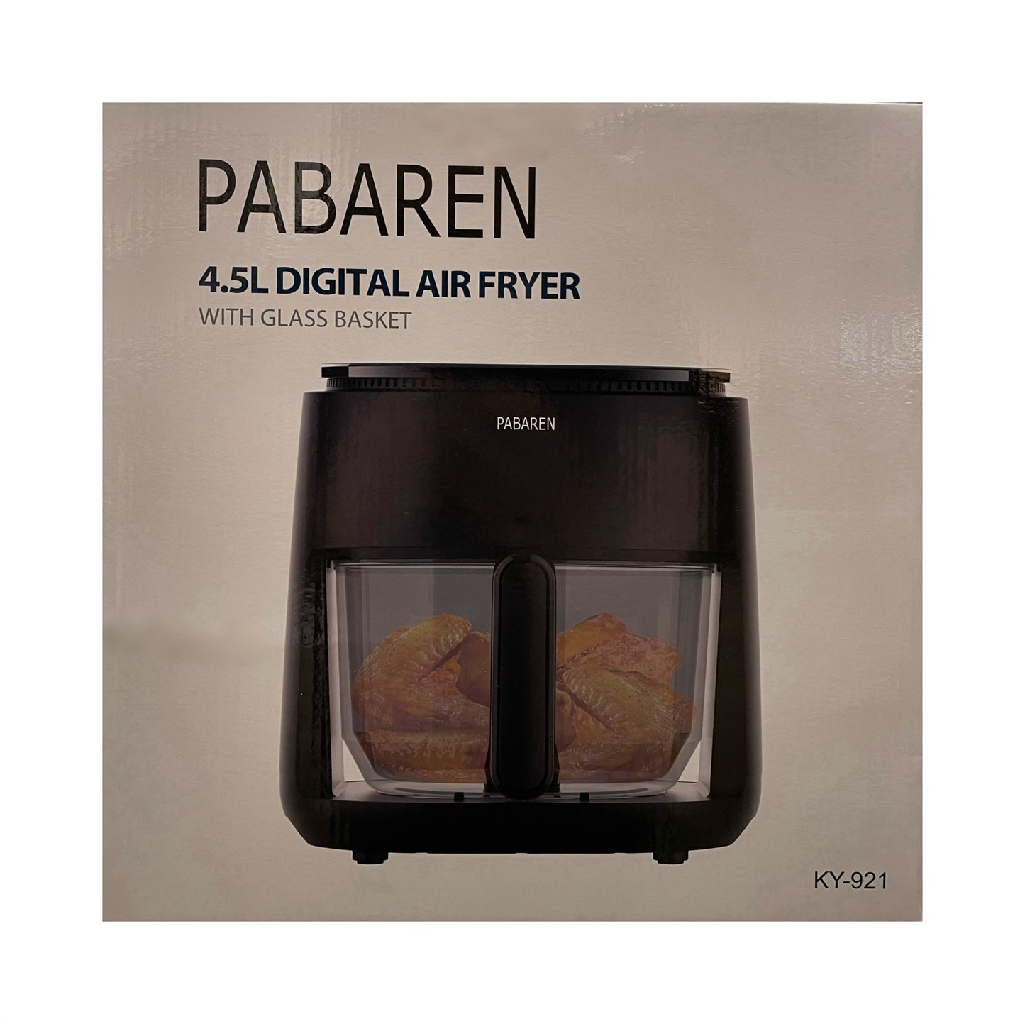 Image of air fryer packaging
