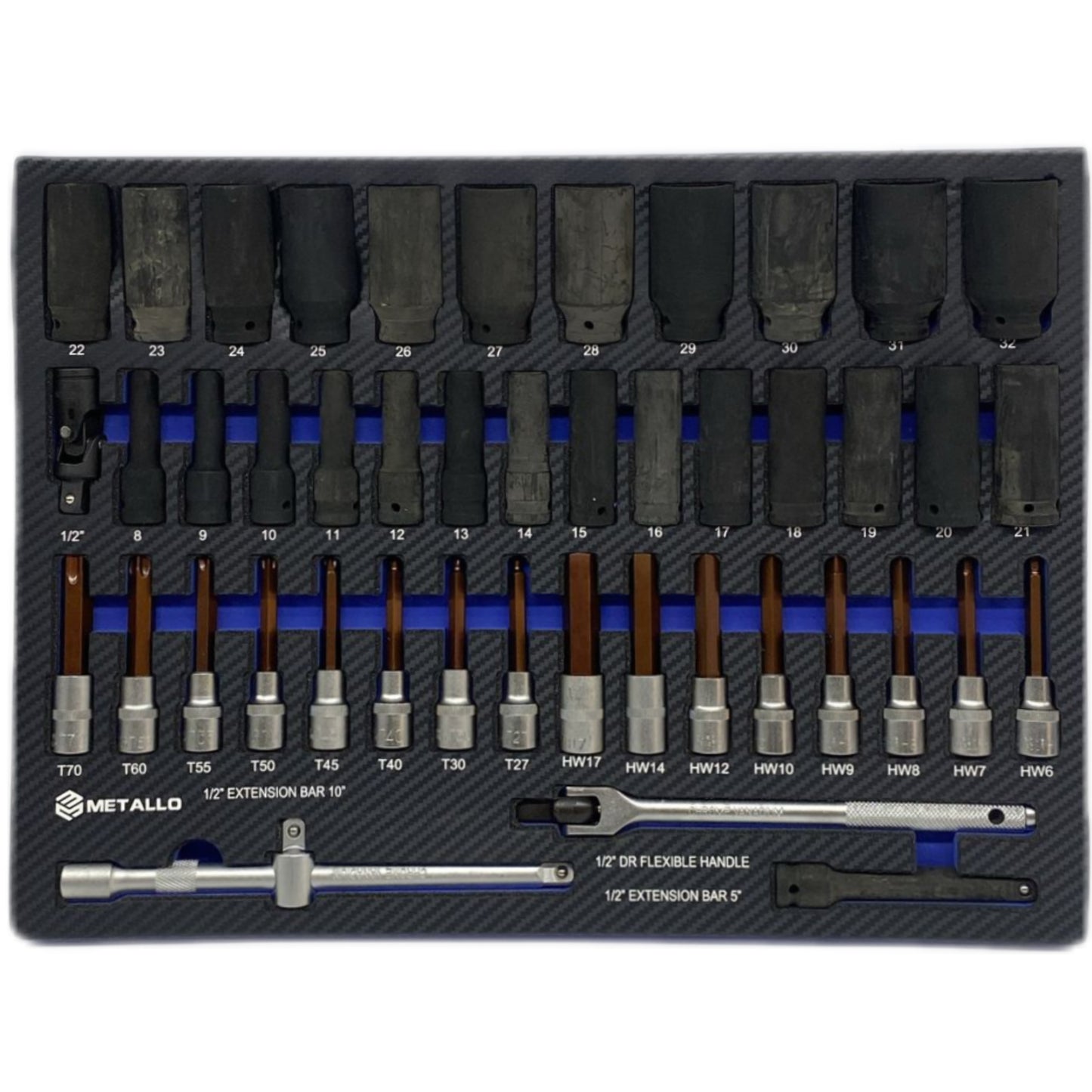 METALLO XXL Tool Set in Trolley with Mini-Fridge