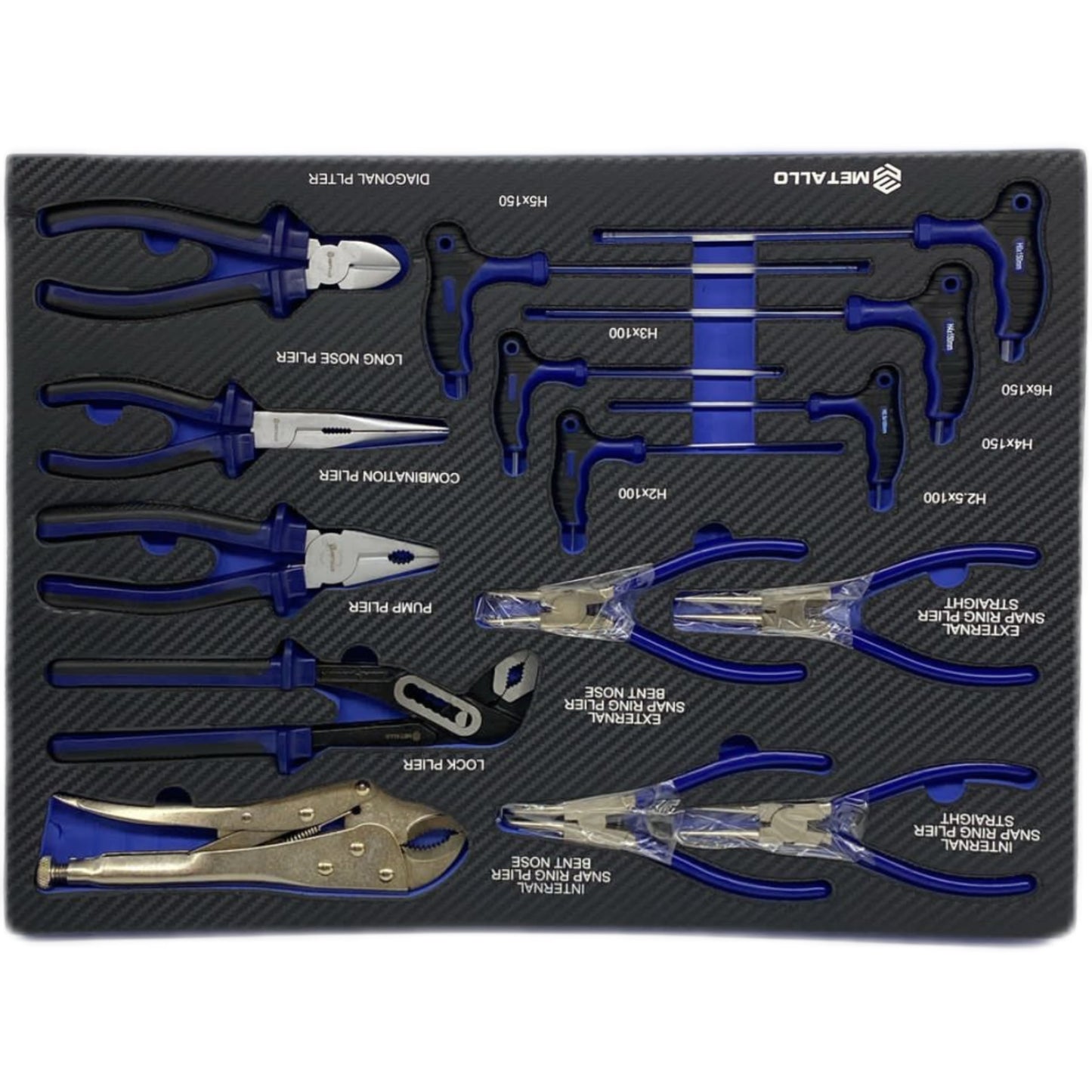 METALLO XXL Tool Set in Trolley with Mini-Fridge